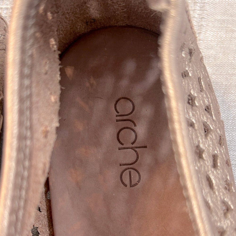 Arche Lilly Ballet Flat Rose Gold - Picture 4 of 12